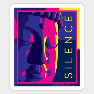 Buddha Art SILENCE Sticker